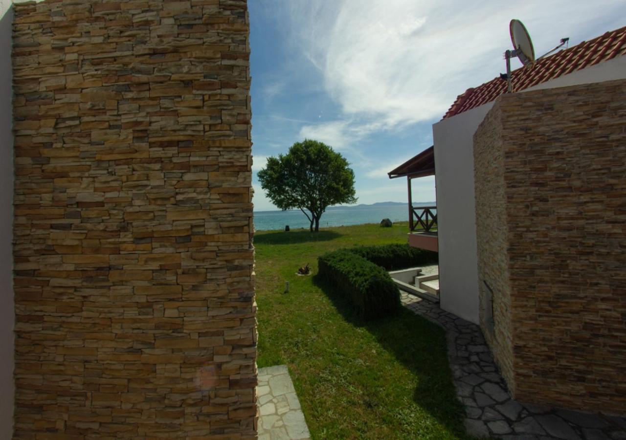 Beachfront Stylish Maisonette In Ierissos Exterior photo